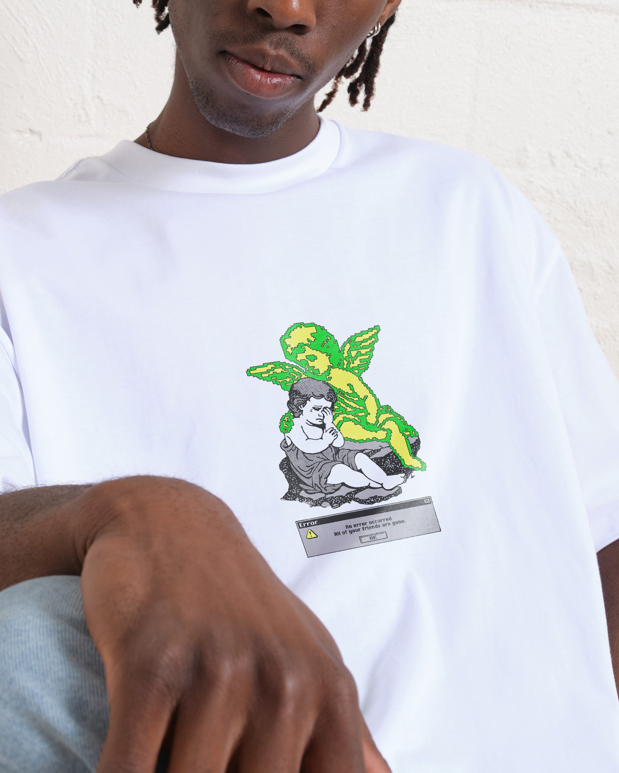 An Error Occurred Oversized Graphic Tee - Threadheads 90s Boxy Fit 100% Combed Cotton