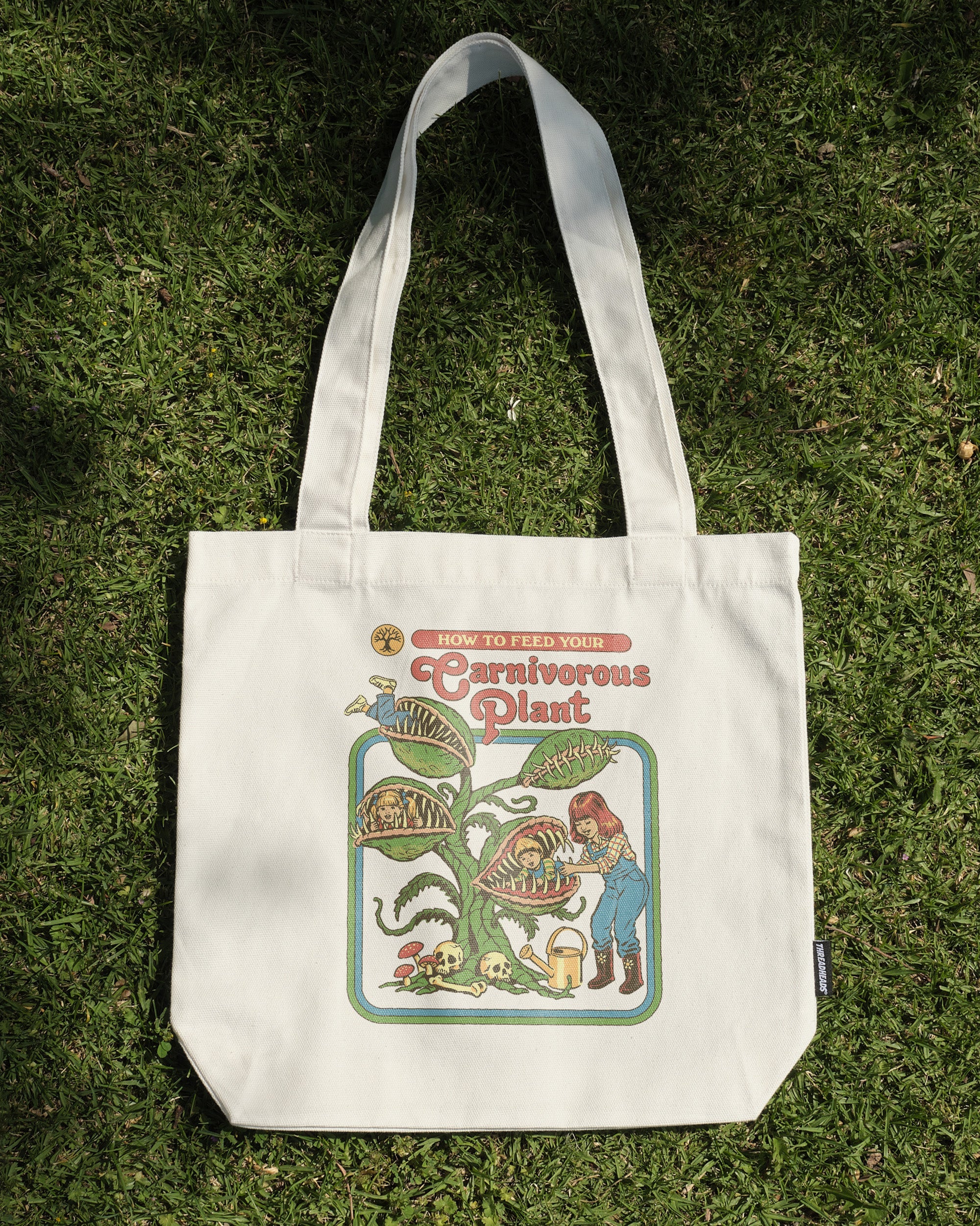 Carnivorous Plant Tote Bag by Steven Rhodes - Premium Cotton Canvas