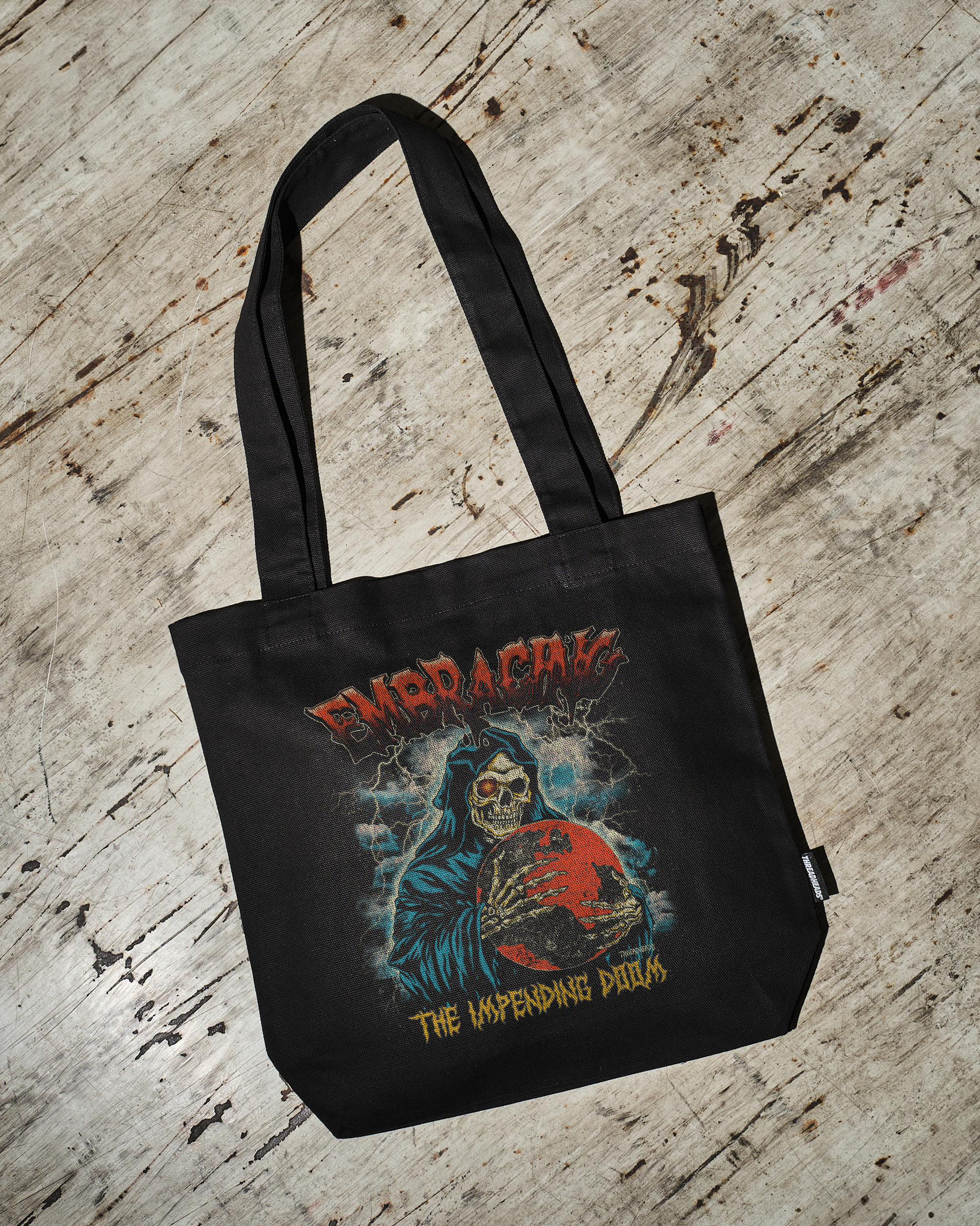 Embracing The Impending Doom Tote Bag - Premium 100% Cotton Canvas