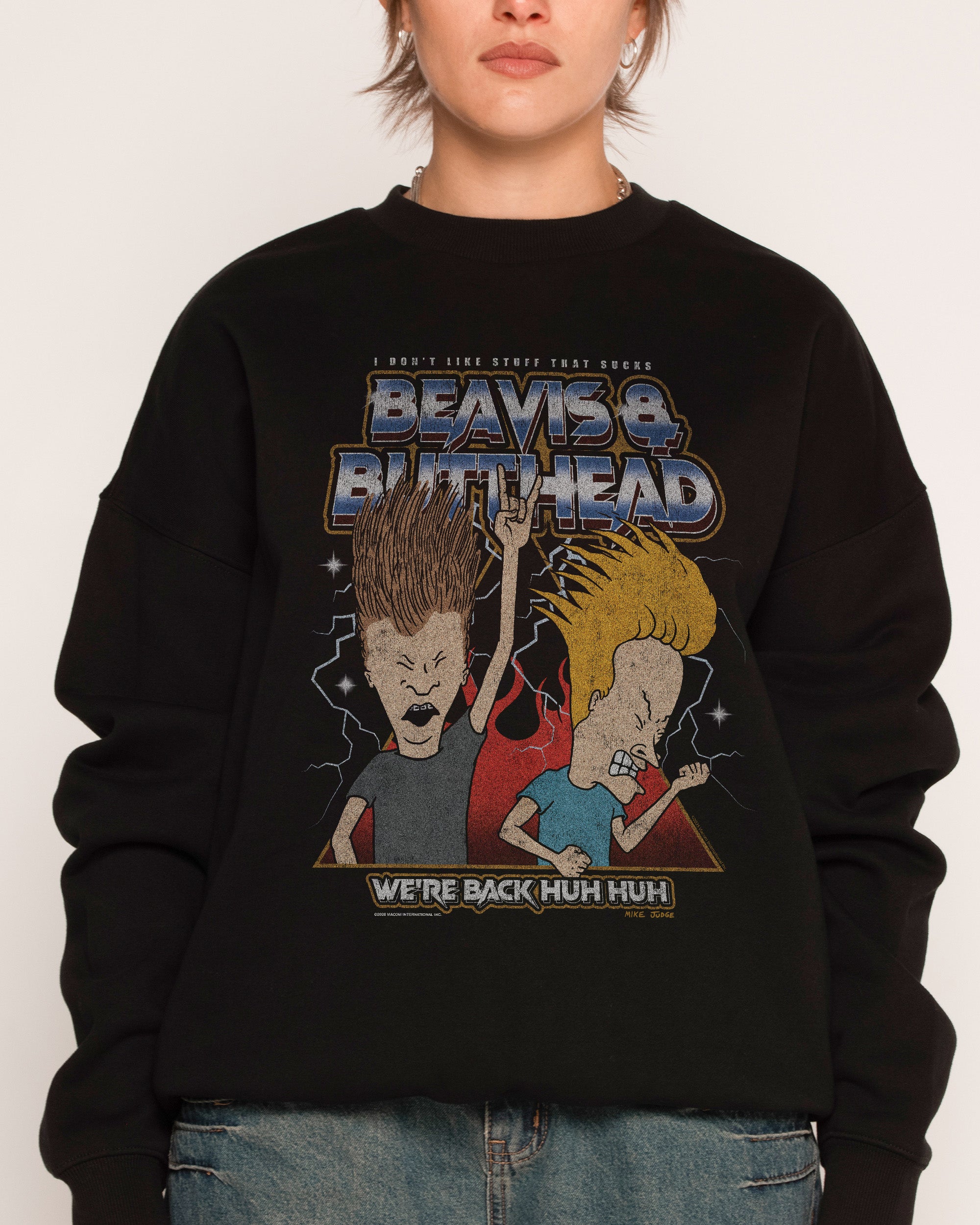 Heh Heh Metalheads Sweatshirt