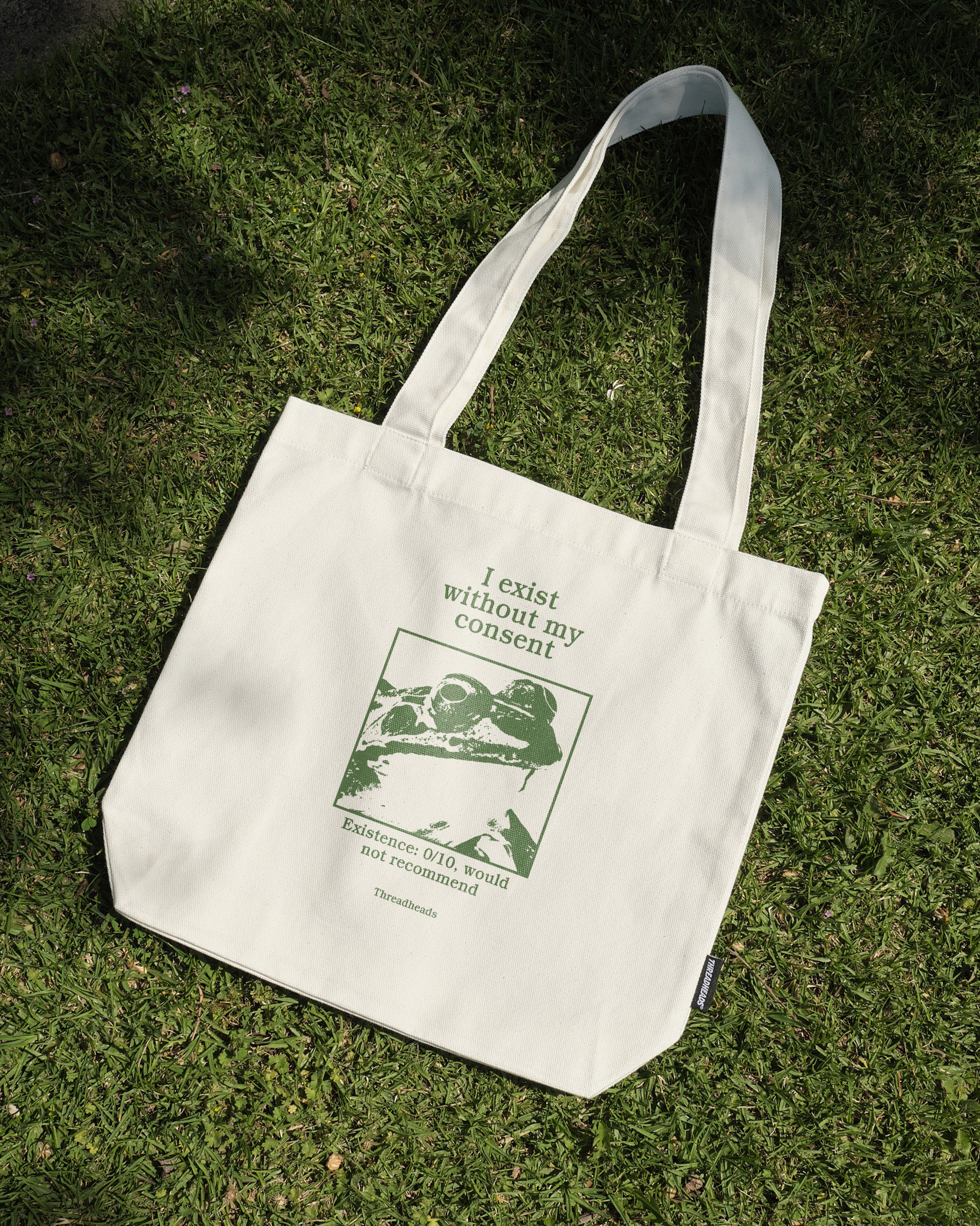 I Exist Without My Consent Tote Bag - Premium 100% Cotton Canvas