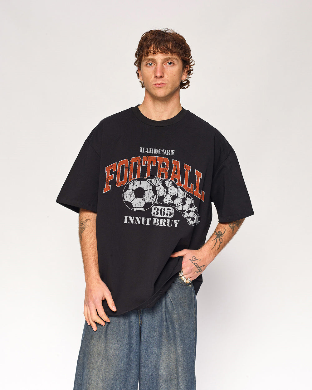 Innit Bruv Oversized Tee - Threadheads 90s Graphic T-Shirt, Unisex 100% Combed Cotton