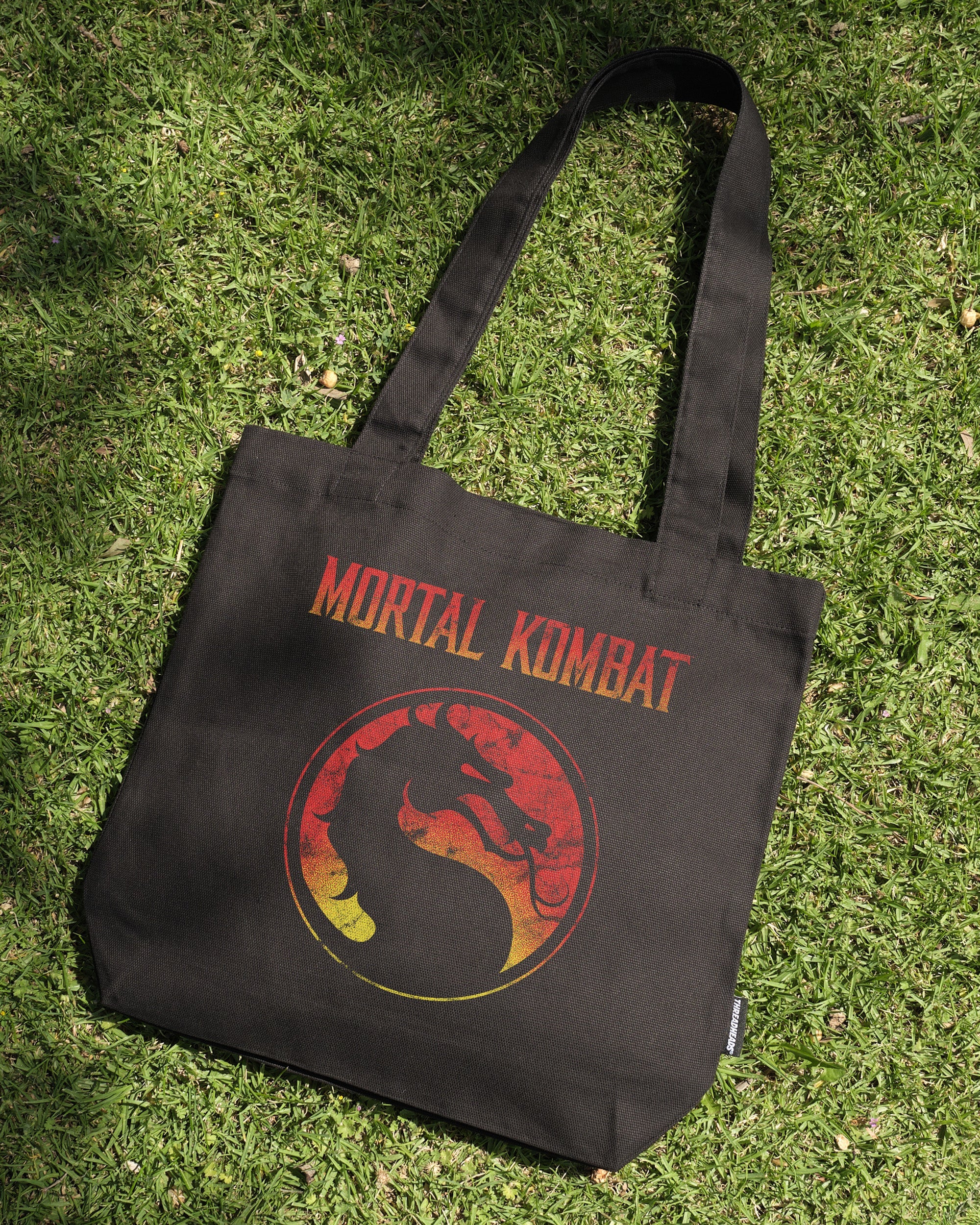 Mortal Kombat Logo Tote Bag - Official 100% Cotton Canvas