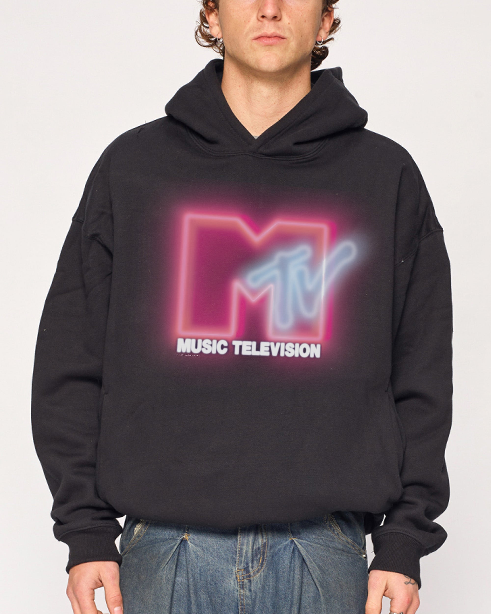 Neon MTV Logo Hoodie