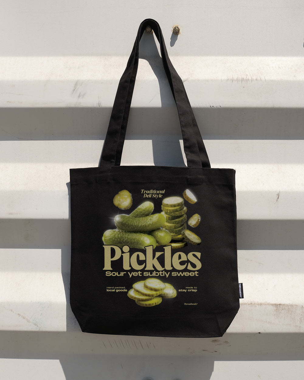 Sour Yet Sweet Pickles Tote Bag - Premium 100% Cotton Canvas