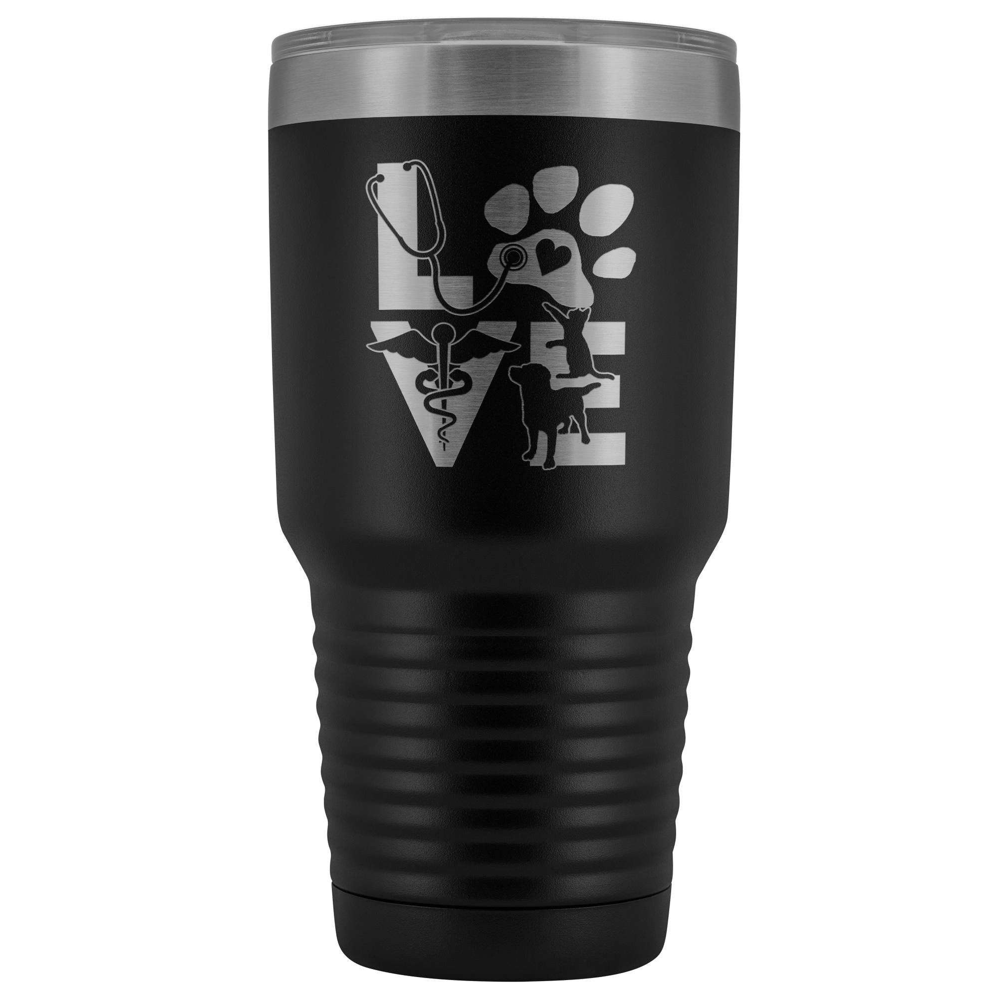 Veterinary Love cat and dog 30oz Vacuum Tumbler