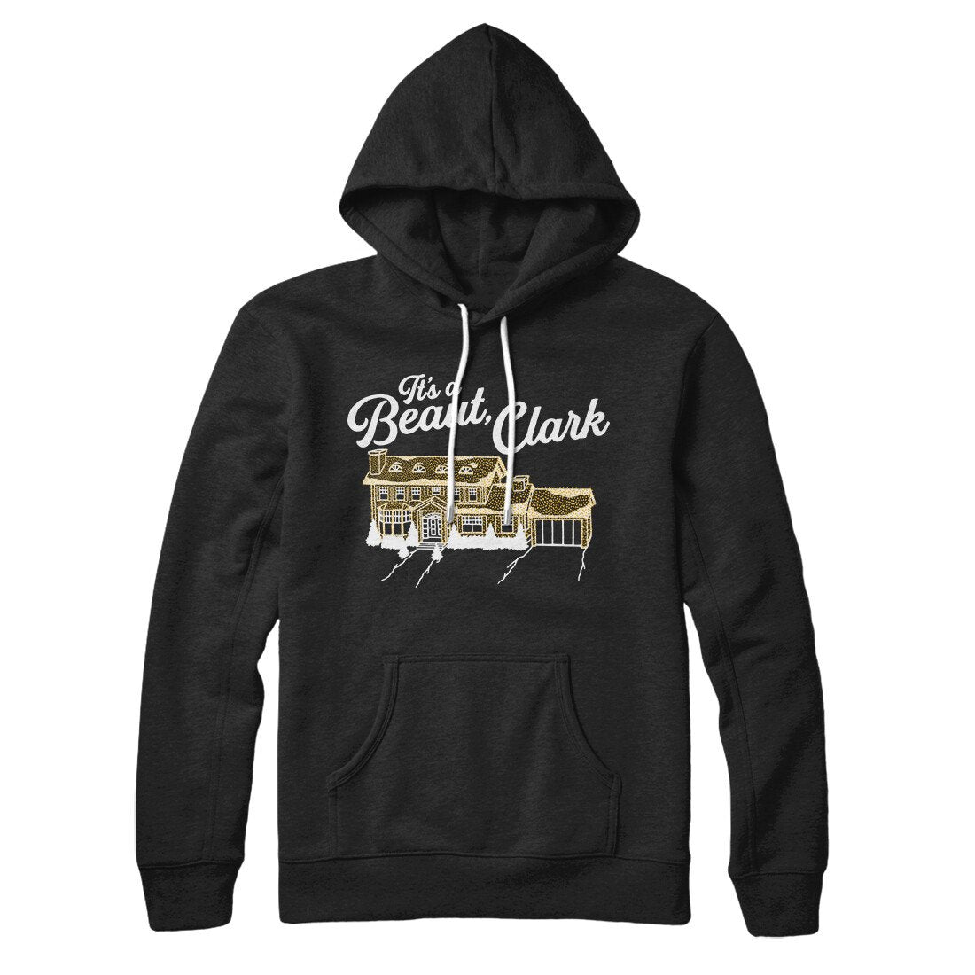 It's A Beaut Clark Unisex Pullover Hoodie - Cotton Polyester Blend, Loose Fit, Kangaroo Pocket