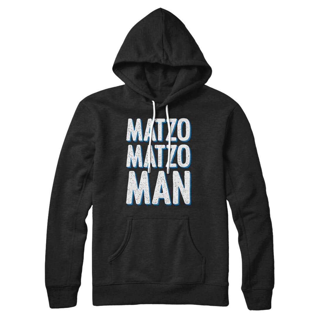 Matzo Matzo Man Unisex Pullover Hoodie - Cotton Polyester Loose Fit