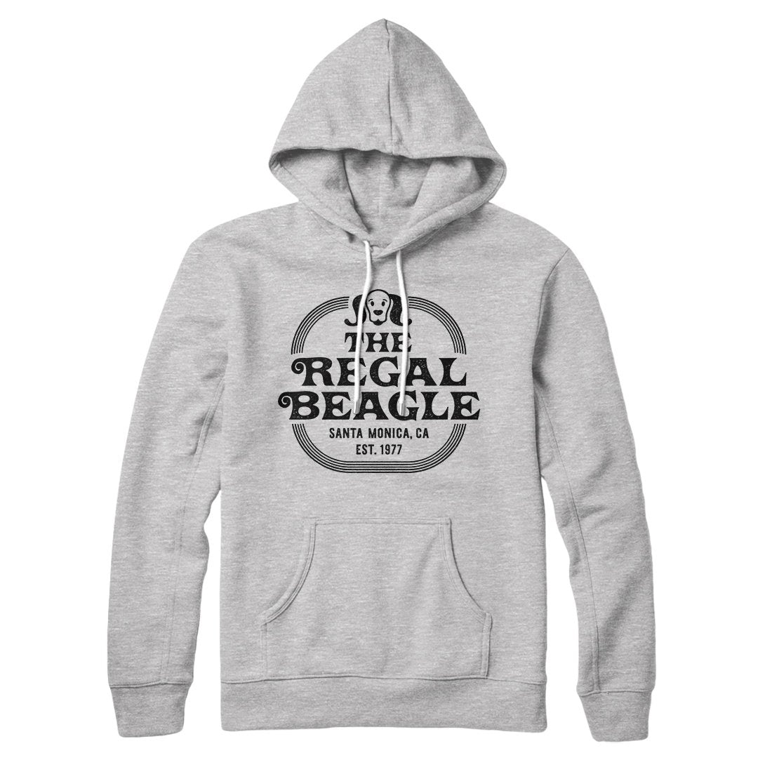 Regal Beagle Unisex Pullover Hoodie - Cotton Polyester Soft Loose Fit