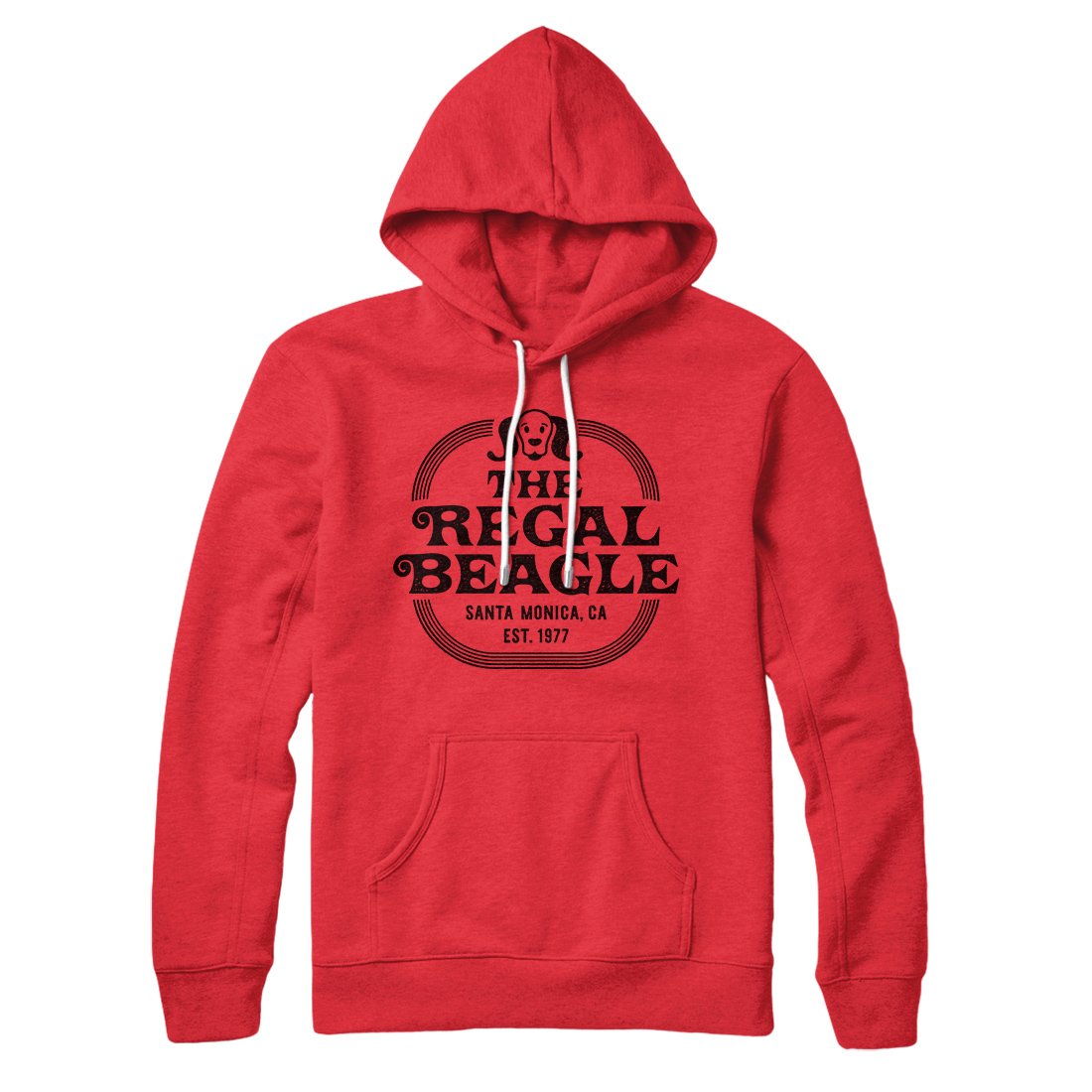 Regal Beagle Unisex Pullover Hoodie - Cotton Polyester Soft Loose Fit